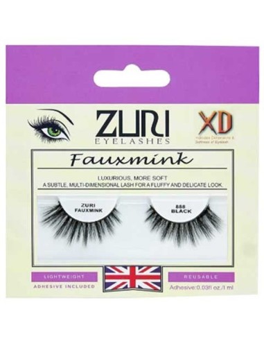 Zuri Fauxmink Eyelashes 888 Black