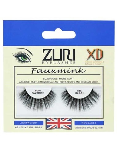 Zuri Fauxmink Eyelashes 915 Black