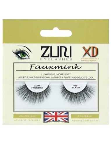 Zuri Fauxmink Eyelashes 969 Black