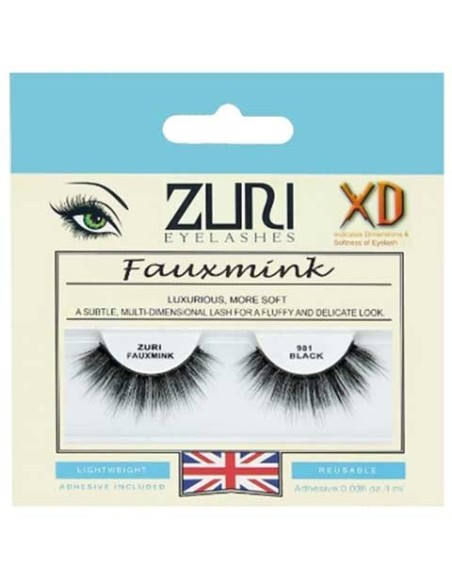 Zuri Fauxmink Eyelashes 981 Black Zuri Fauxmink Eyelashes 981 Black