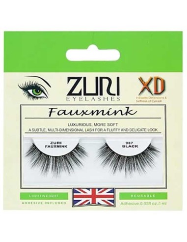 Zuri Fauxmink Eyelashes 987 Black