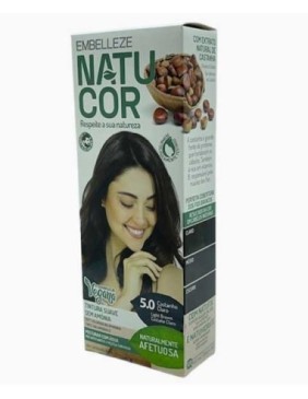 Natucor Vegan Ammonia Free Permanent Color 5.0 Light Brown