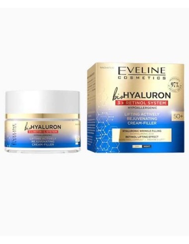 Bio Hyaluron 3 X Retinol System Lifting Actively Cream Filler 50 Plus