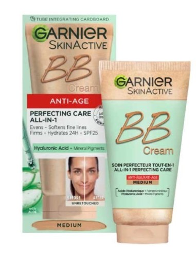 Skin Active Anti Age Perfecting Care All In 1 BB Cream Medium