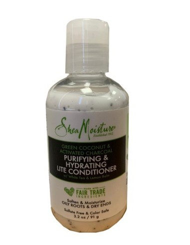Green Coconut And Activated Charcoal Purifying And Hydrating Lite Conditioner
