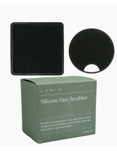 Lumin Silicone Face Scrubber 2 Piece Set
