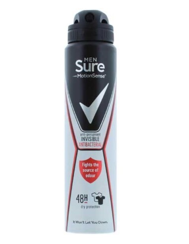 Men Motionsense Anti Perspirant Invisible Antibacterial Deodorant Spray