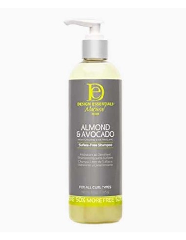Natural Almond And Avocado Moisturizing And Detangling Sulfate Free Shampoo