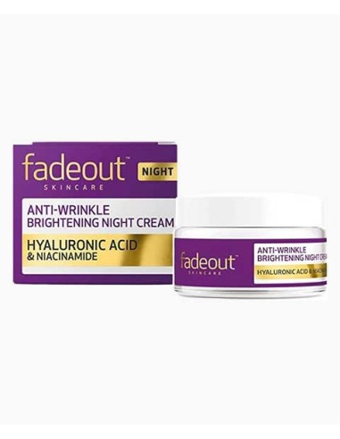 Fade Out Skincare Anti Wrinkle Brightening Night Cream