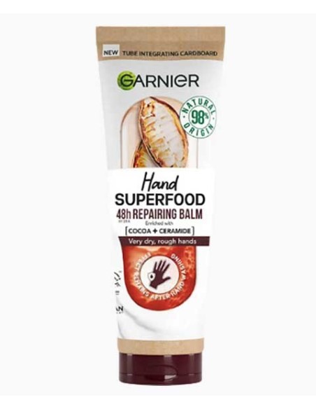 Garnier Hand Superfood Repairing Balm With Cocoa And Ceramide Garnier Hand Superfood Repairing Balm With Cocoa And Ceramide