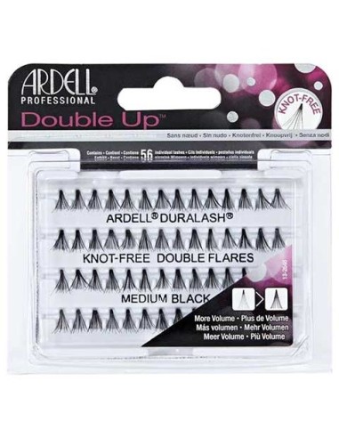 Ardell Double Up Knot Free Double Flares Lashes Medium Black