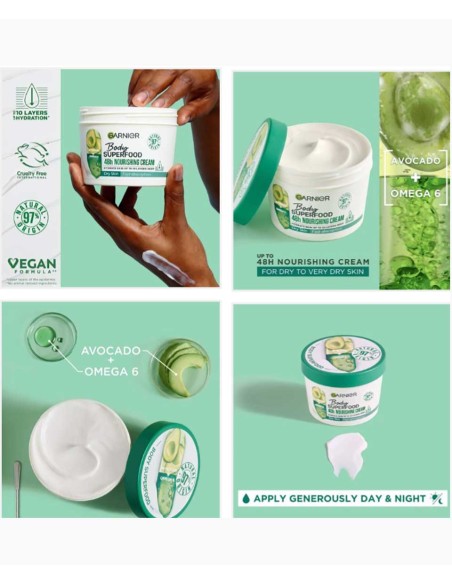 Garnier Body Superfood Avocado Plus Omega 6 Garnier Body Superfood Avocado Plus Omega 6