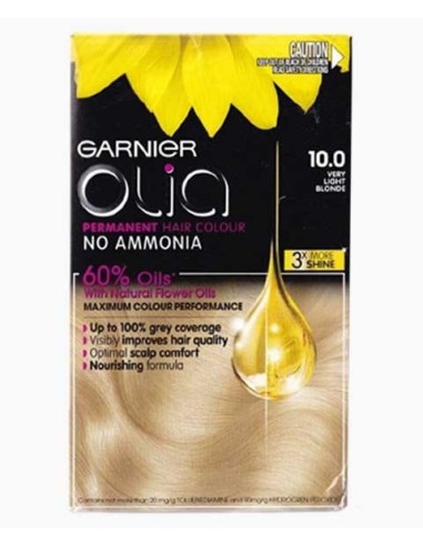 Olia Permanent Hair Color 10.0 Very Light Blonde