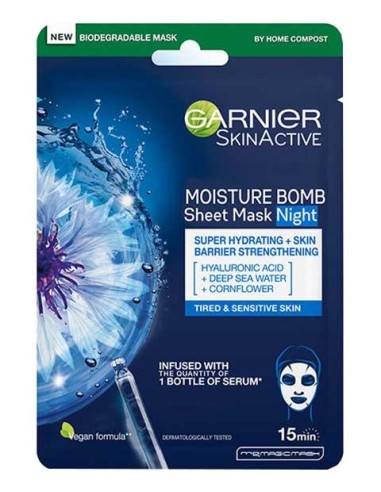 Skin Active Moisture Bomb Sheet Mask Night