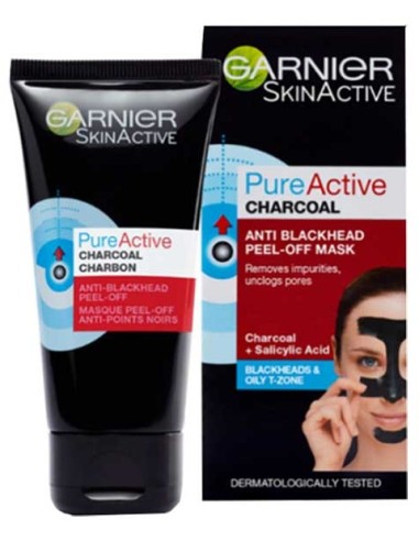 Skin Active Pure Active Charcoal Anti Blackhead Peel Off Mask