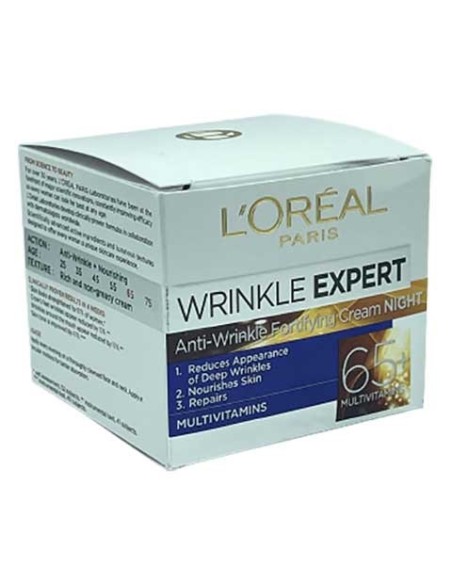 Wrinkle Expert 65 Plus Anti Wrinkle Fortifying Night Cream Wrinkle Expert 65 Plus Anti Wrinkle Fortifying Night Cream