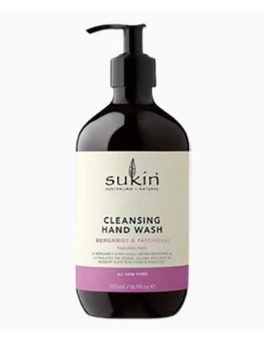 Australian Natural Skincare Cleansing Bergamot And Patchouli Hand Wash