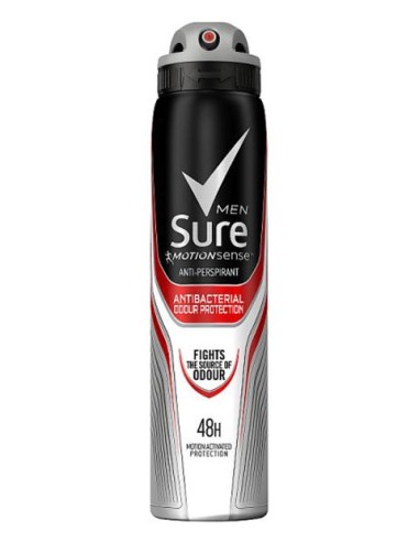 Men Motionsense Antibacterial Odour 48H Protection Deodorant Spray