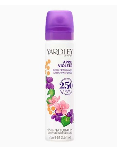 Yardley April Violets Body Fragrance Spray