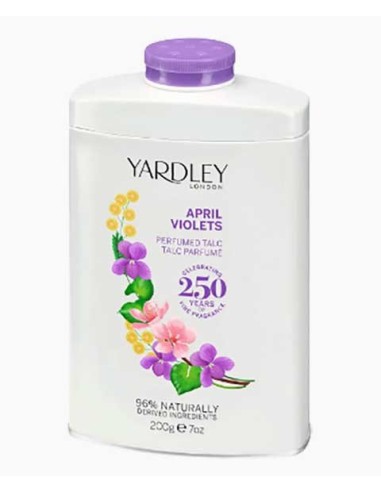 Yardley April Violets Perfumed Talc