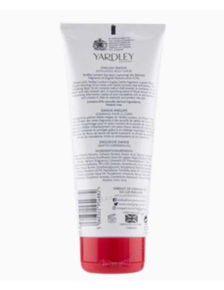 Yardley English Dahlia Exfoliating Body Scrub Yardley English Dahlia Exfoliating Body Scrub