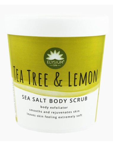 Tea Tree And Lemon Sea Salt Body Scrub