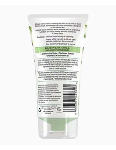 Organic Aloe Vera Soothing Hydration Wet Skin Moisturiser