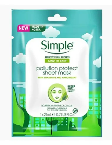 Kind To Skin Pollution Protect Sheet Mask Vitamin B3