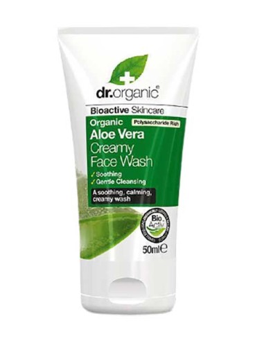 Bioactive Skincare Organic Aloe Vera Creamy Face Wash