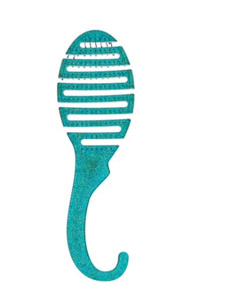 Wetbrush Shower Detangler Teal Glitter