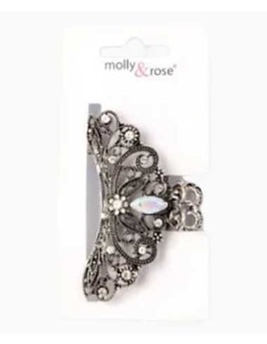 Vintage Style Ornate Filigree Clamp 7757