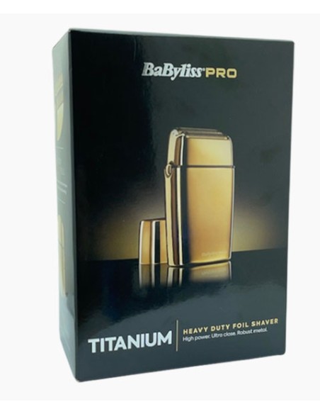 Babyliss Pro Titanium Heavy Duty Foil Shaver Gold Babyliss Pro Titanium Heavy Duty Foil Shaver Gold