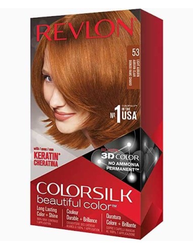 Colorsilk Beautiful Color Permanent Hair Color 53 Light Auburn