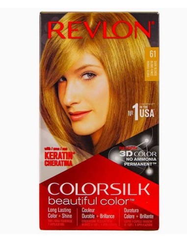 Colorsilk Beautiful Color Permanent Hair Color 61 Dark Blonde