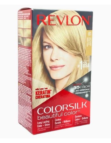 Colorsilk Beautiful Color Permanent Hair Color 81 Light Blonde