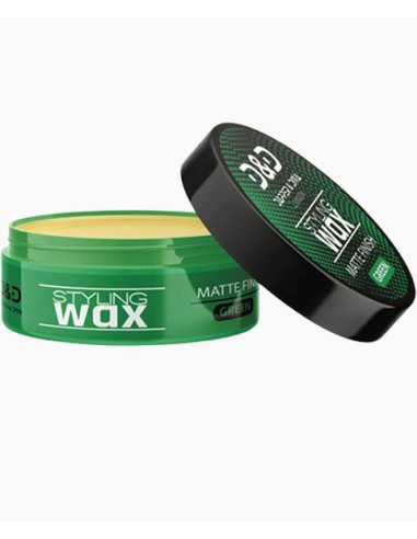 Dapper And Diva Styling Wax Matte Finish Green