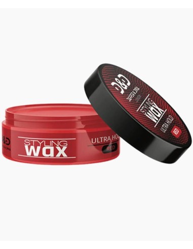 Dapper And Diva Styling Wax Ultra Hold Red