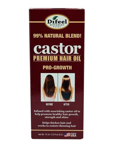 Difeel Pro Growth Castor Premium Hair Oil