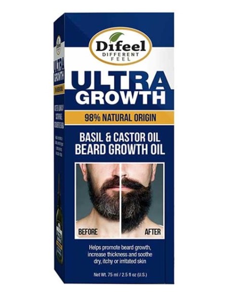 Difeel Ultra Growth Basil And Castor Beard Growth Oil Difeel Ultra Growth Basil And Castor Beard Growth Oil