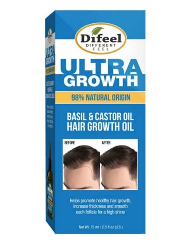 Difeel Ultra Growth Basil And Castor Hair Growth Oil