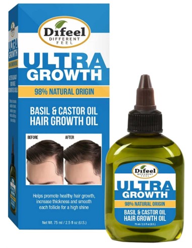 Difeel Ultra Growth Basil And Castor Hair Growth Oil Difeel Ultra Growth Basil And Castor Hair Growth Oil