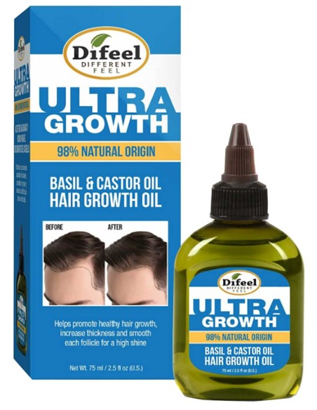 Difeel Ultra Growth Basil And Castor Hair Growth Oil Difeel Ultra Growth Basil And Castor Hair Growth Oil