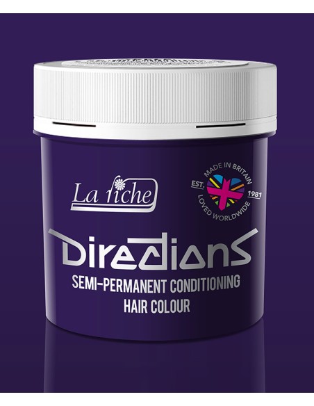 Directions Semi Permanent Conditioning Hair Color Deep Purple Directions Semi Permanent Conditioning Hair Color Deep Purple