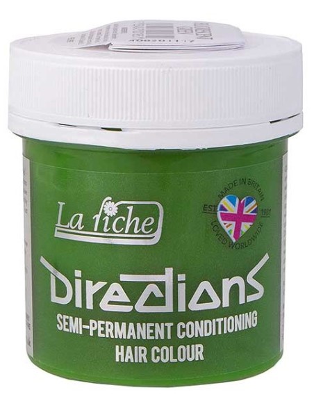Directions Semi Permanent Conditioning Hair Color Fluorescent Green Directions Semi Permanent Conditioning Hair Color Fluorescent Green