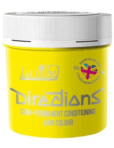Directions Semi Permanent Conditioning Hair Color Fluorescent Yellow