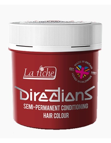 Directions Semi Permanent Conditioning Hair Colour Pillarbox Red