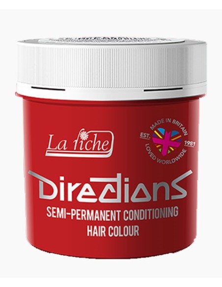 Directions Semi Permanent Conditioning Hair Colour Poppy Red Directions Semi Permanent Conditioning Hair Colour Poppy Red
