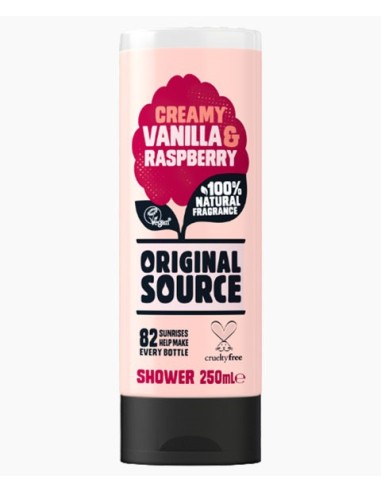 Creamy Vanilla And Raspberry Shower Gel