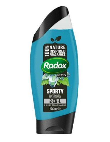 Men Sporty 2 In 1 Shower Gel And Shampoo