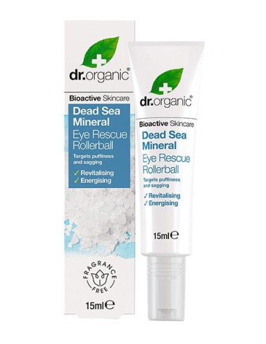 Dr OrganicBioactive Skincare Dead Sea Mineral Eye Rescue Rollerball